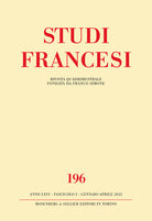 Cover of Studi francesi