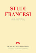Cover of Studi francesi