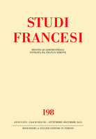 Cover of Studi francesi