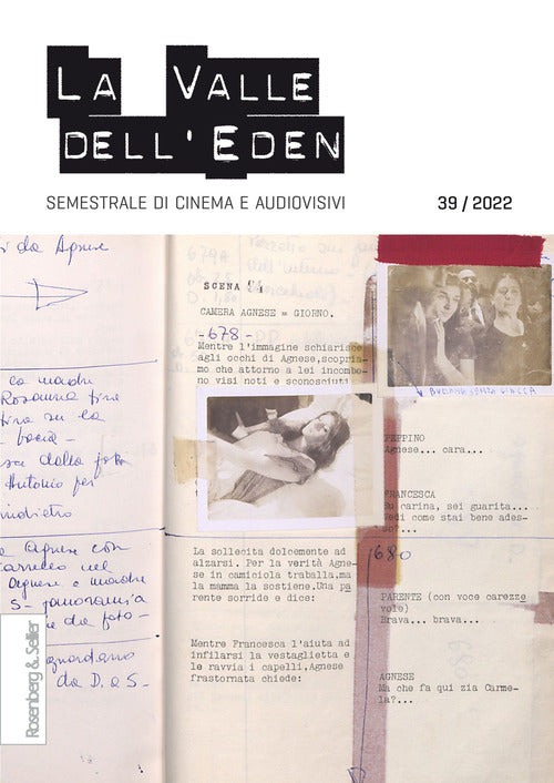 Cover of valle dell'Eden. Semestrale di cinema e audiovisivi