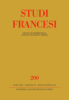 Cover of Studi francesi