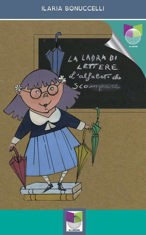 Cover of ladra di lettere. L'alfabeto che scompare