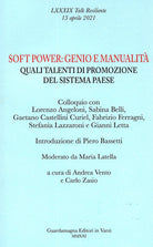 Cover of Soft power genio e manualità. Quali talenti di promozione del sistema Paese