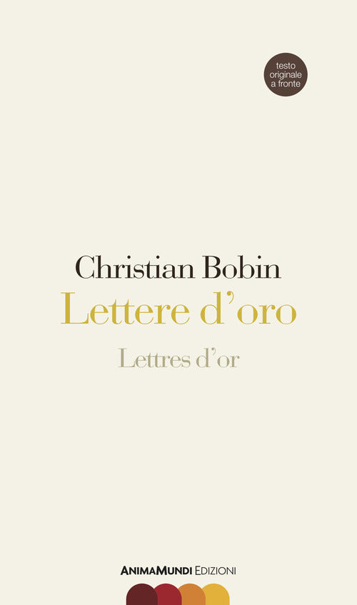 Cover of Lettere d'oro-Lettres d'or. Testo originale a fronte