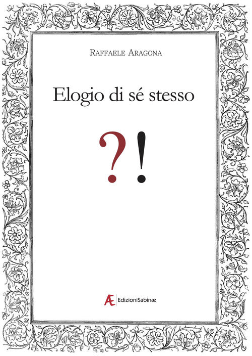 Cover of Elogio di sé stesso