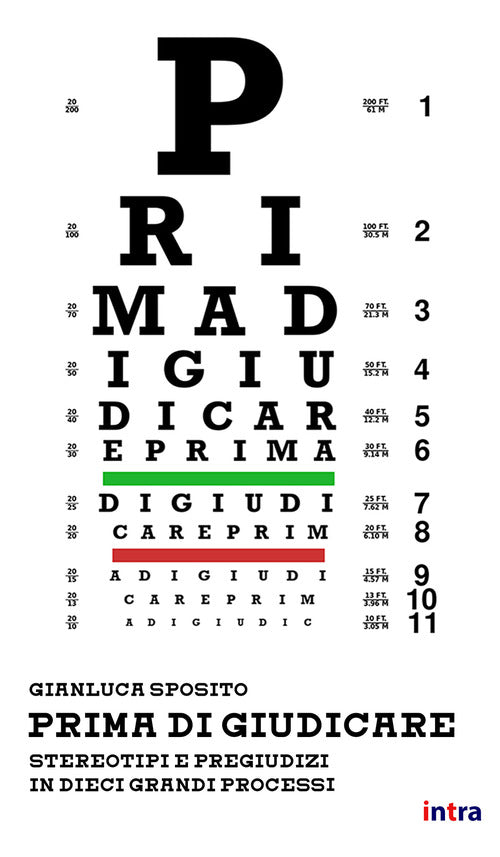 Cover of Prima di giudicare. Stereotipi e pregiudizi in dieci grandi processi