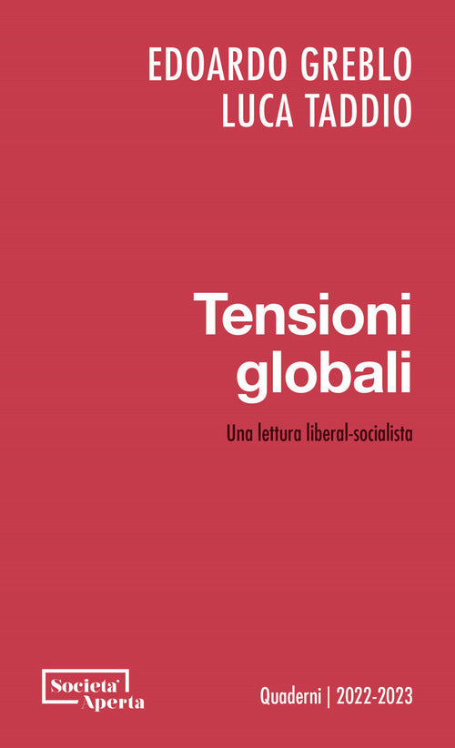 Cover of Tensioni globali. Una lettura liberal-socialista