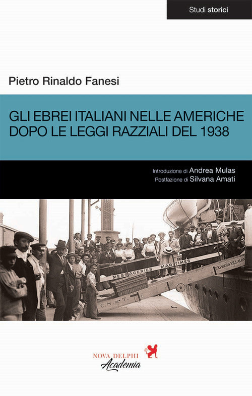 Cover of ebrei italiani nelle Americhe dopo le leggi razziali del 1938