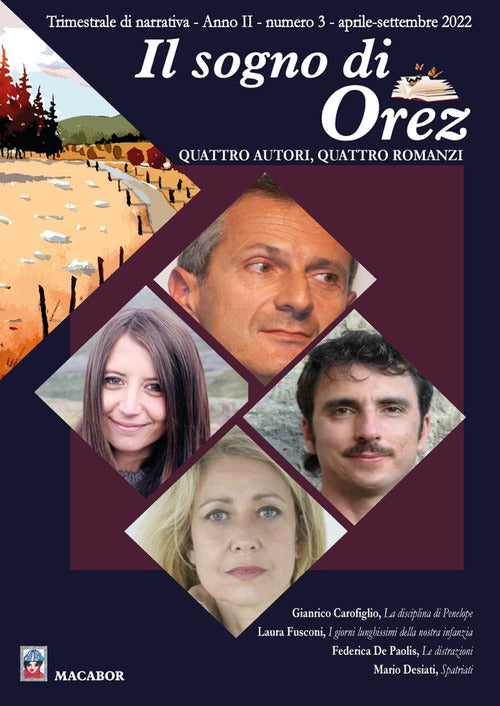 Cover of sogno di Orez. Trimestrale di narrativa