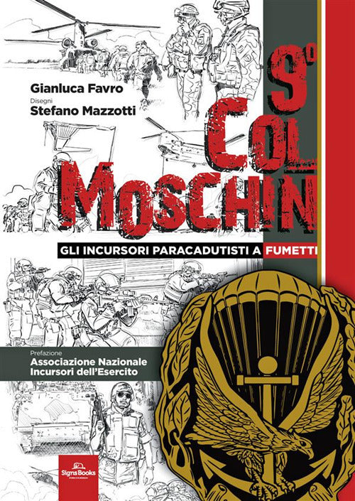 Cover of 9° Col Moschin. Gli Incursori Paracadutisti a fumetti