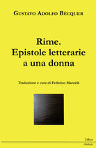 Cover of Rime. Epistole letterarie a una donna