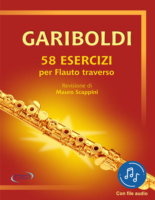 Cover of Gariboldi. 58 esercizi per Flauto traverso