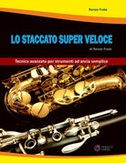 Cover of staccato super veloce. Tecnica avanzata per strumenti ad ancia semplice