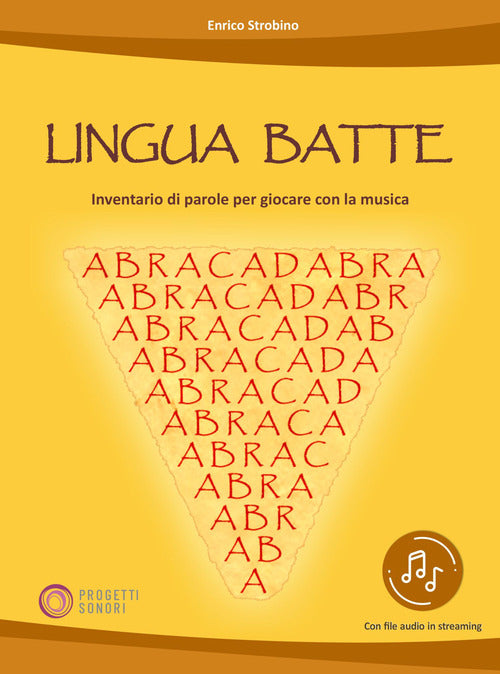 Cover of Lingua batte. Inventario di parole per giocare con la musica