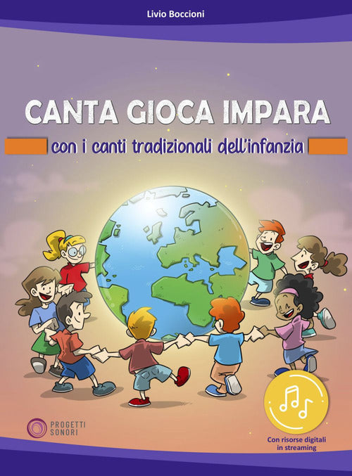 Cover of Canta gioca impara con i canti tradizionali dell'infanzia