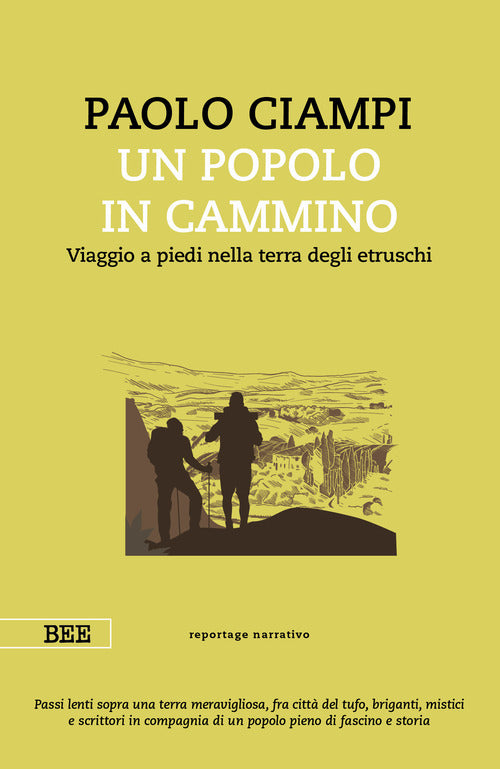 Cover of popolo in cammino. Viaggio a piedi nella terra degli etruschi