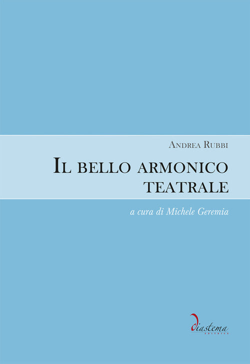 Cover of bello armonico teatrale (1792, per l’inaugurazione del teatro La Fenice di Venezia)