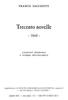 Cover of Trecento novelle. Ediz. in carattere diamante e stampa microscopica