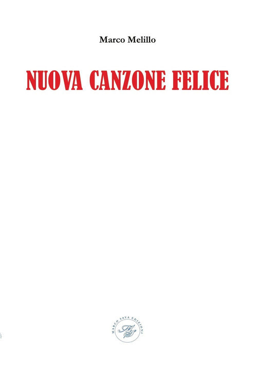 Cover of Nuova canzone felice