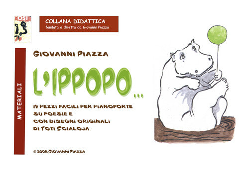 Cover of Ippopo…. 19 pezzi facili per pianoforte su poesie e con disegni originali di Toti Scialoja