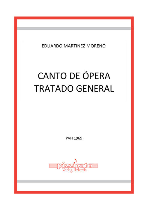 Cover of Canto de ópera. Tratado general