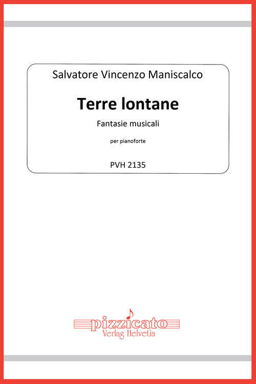 Cover of Terre lontane. Fantasie musicali per pianoforte