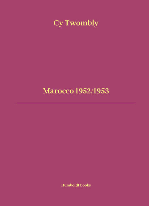 Cover of Marocco 1952-1953. Ediz. italiana e inglese