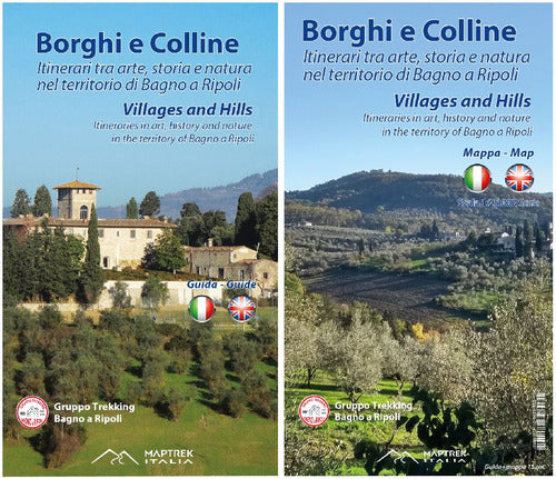Cover of Borghi e colline. Itinerari tra arte, storia e natura nel territorio di Bagno a Ripoli. Ediz. italiana e inglese