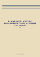 Cover of stabilimenti scientifici della Regia Università di Cagliari