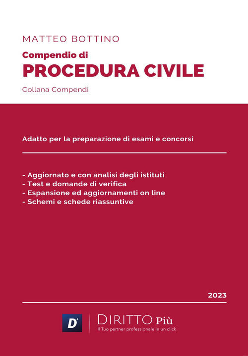 Cover of Compendio di diritto processuale civile