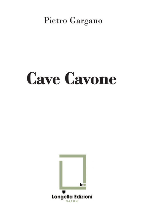 Cover of Cave Cavone