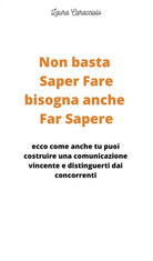 Cover of Non basta saper fare bisogna anche far sapere. Ecco come anche tu puoi costruire una comunicazione vincente e distinguerti dai concorrenti!