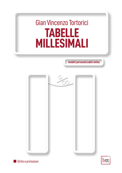 Cover of Tabelle millesimali