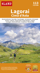 Cover of Lagorai Cima d'Asta. Carta 1:25.000. Ediz. italiana, inglese e tedesca