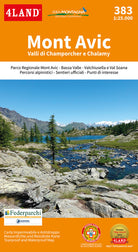Cover of Mont Avic. Valli di Champorcher e Chalamy 1:25.000