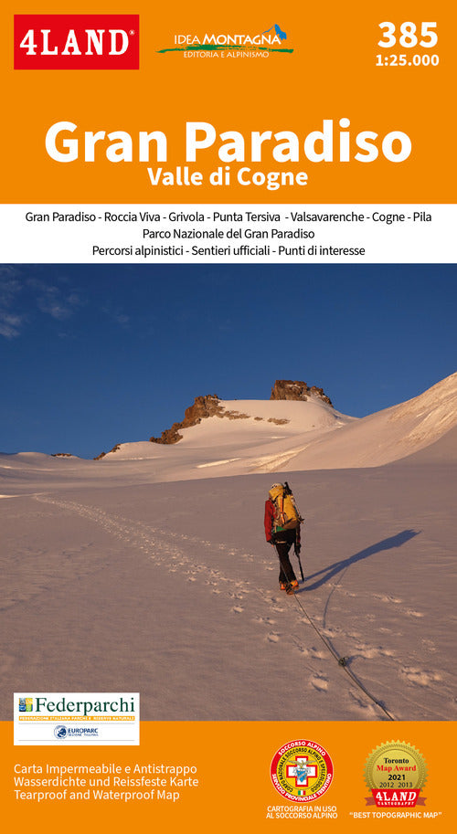 Cover of Gran Paradiso. Valle di Cogne 1:25.000
