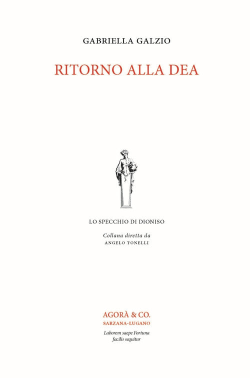 Cover of Ritorno alla dea