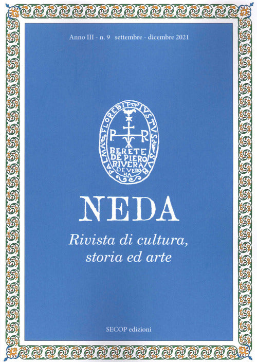 Cover of Neda. Rivista di cultura, storia ed arte