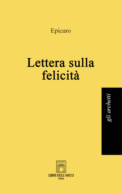 Cover of Lettera sulla felicità