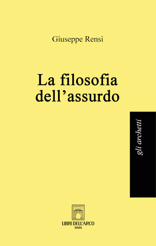 Cover of filosofia dell'assurdo