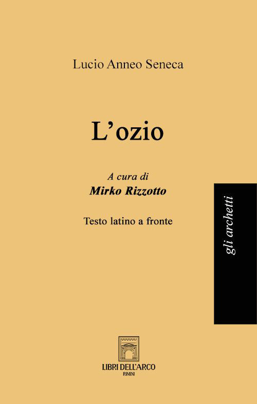 Cover of ozio. Testo latino a fronte
