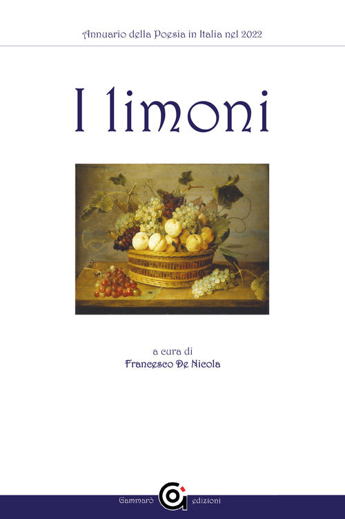 Cover of Annuario della poesia in Italia. I limoni