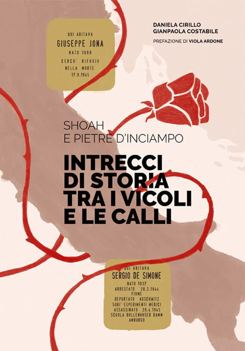 Cover of Shoah e pietre d'inciampo. Intrecci di storia tra i vicoli e le calli