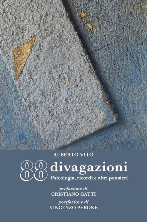 Cover of 88 divagazioni. Psicologia, ricordi e altri pensieri