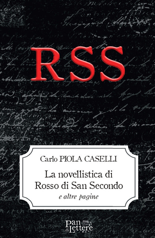 Cover of novellistica di Rosso di San Secondo e altre pagine