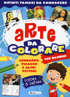 Cover of Leonardo, Picasso e altri pittori. Arte da colorare per bambini
