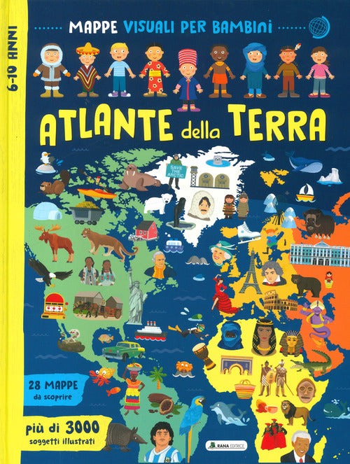 Cover of Atlante della Terra. Mappe visuali per bambini