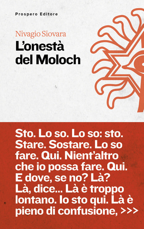 Cover of onestà del Moloch