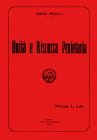 Cover of Unità e riscossa proletaria
