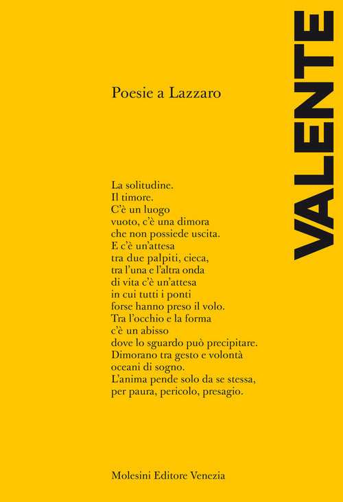 Cover of Poesie a Lazzaro